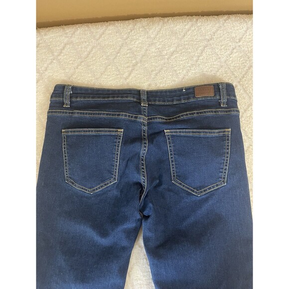 April Girl Jeans Skinny Stretchy 30w 28L. Dark Blue Jeggings - Picture 8 of 12